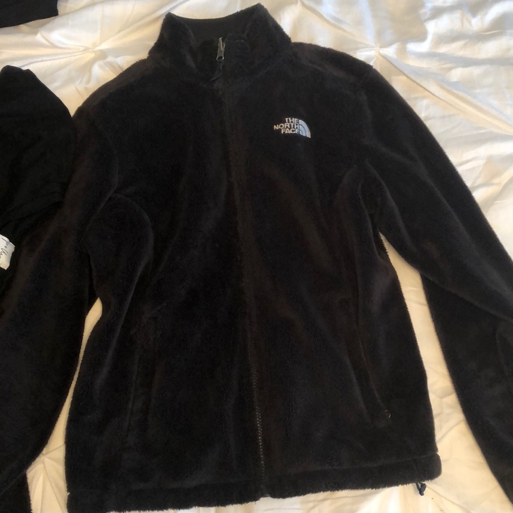 North Face Black Fuzzy Jacket